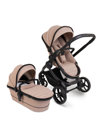  iCandy Peach 7 stroller in Cookie perfect for stylish parents on the go.