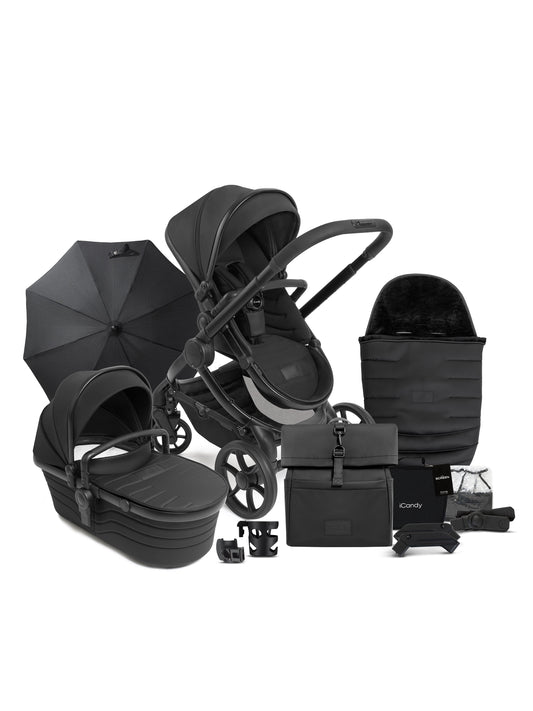 iCandy Peach 7 STUDIO pushchair complete with accessories