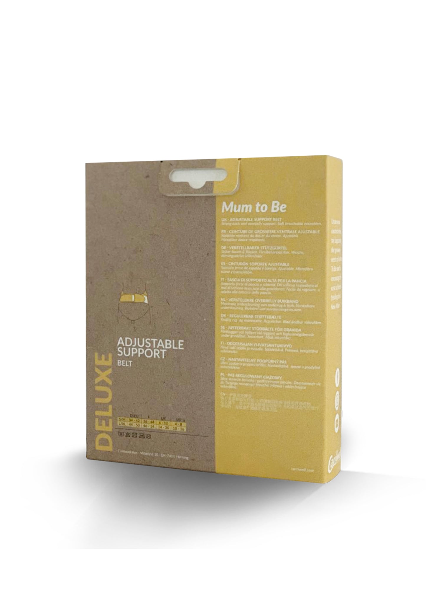 Carriwell adjustable support belt in black.