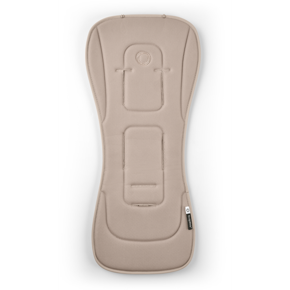 Bugaboo comfort liner in desert taupe colourway.