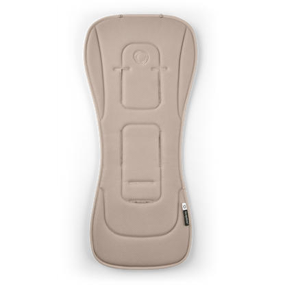 Bugaboo comfort liner in desert taupe colourway.