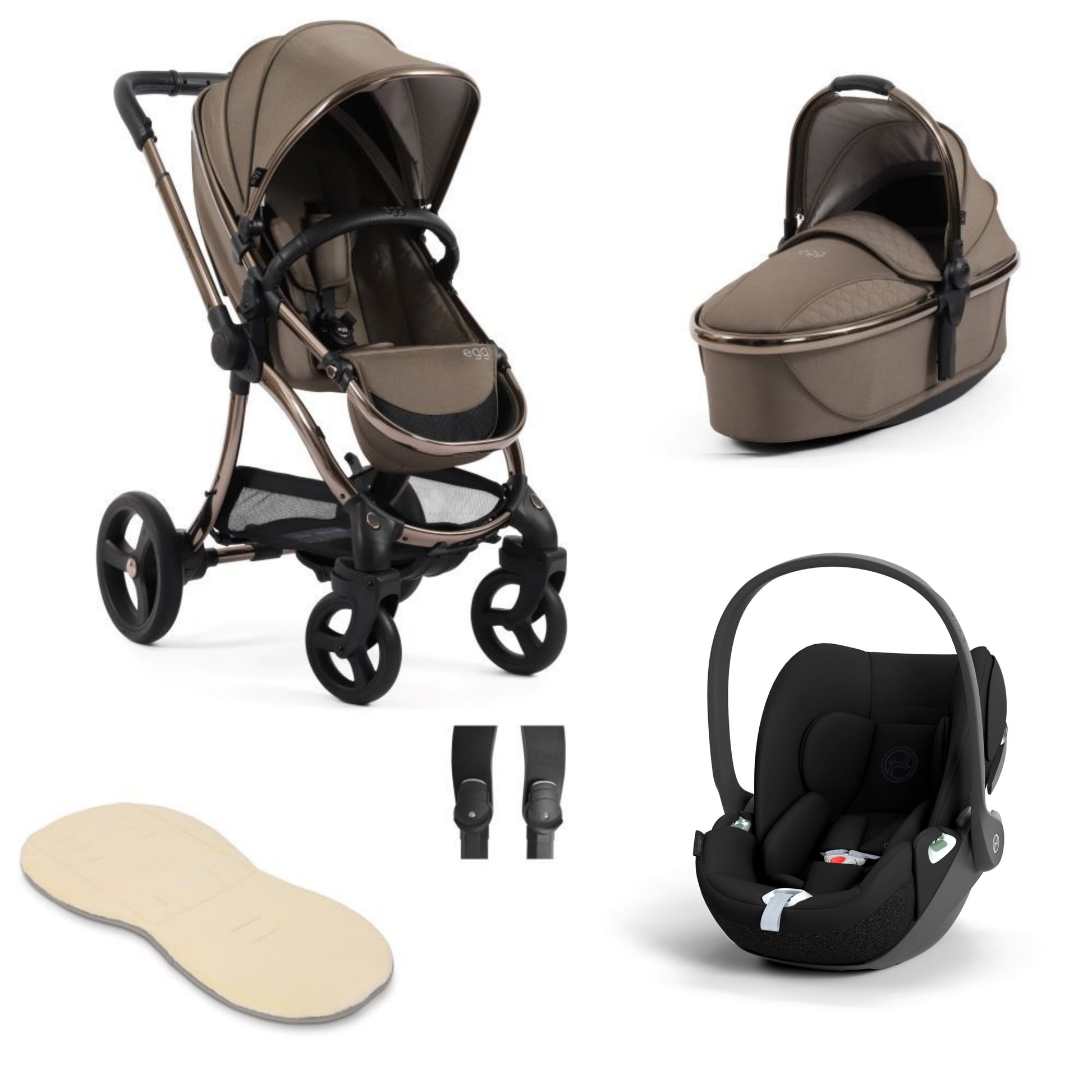 Egg 3 stroller in Mink with cloud t only