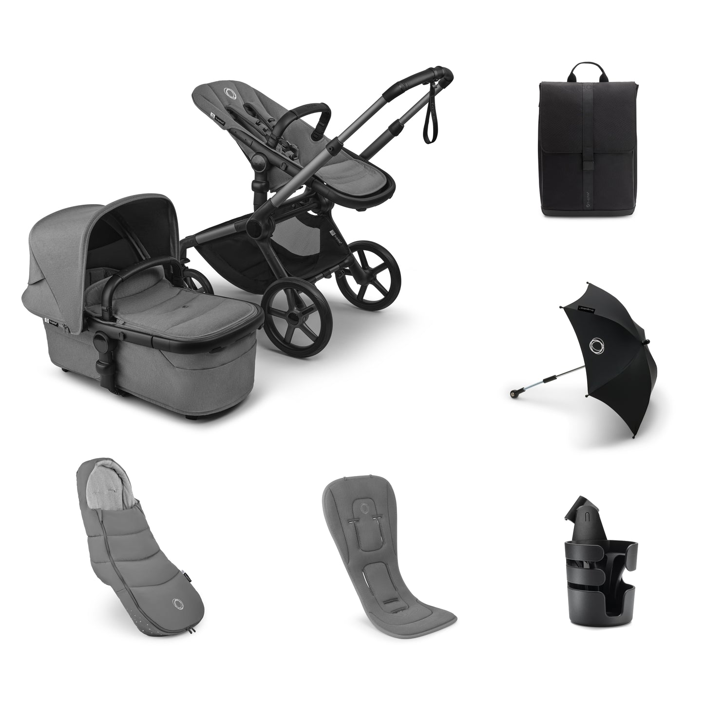 Bugaboo Fox 5  Renew Complete Bundle moon grey
