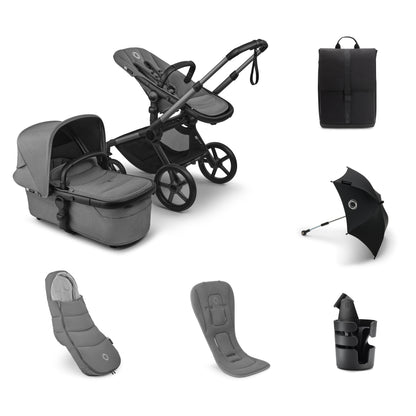 Bugaboo Fox 5  Renew Complete Bundle moon grey