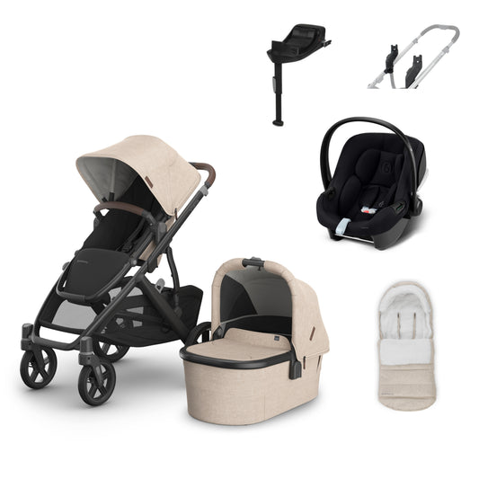 UPPAbaby Vista v3 Liam aton b2 bundle with footmuff 