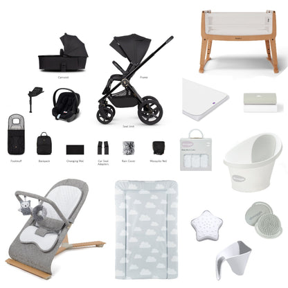 Venicci Upline All Black with multiple accessories