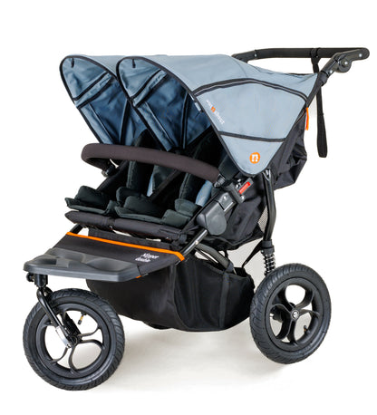 Out N About double nipper in rocksalt grey