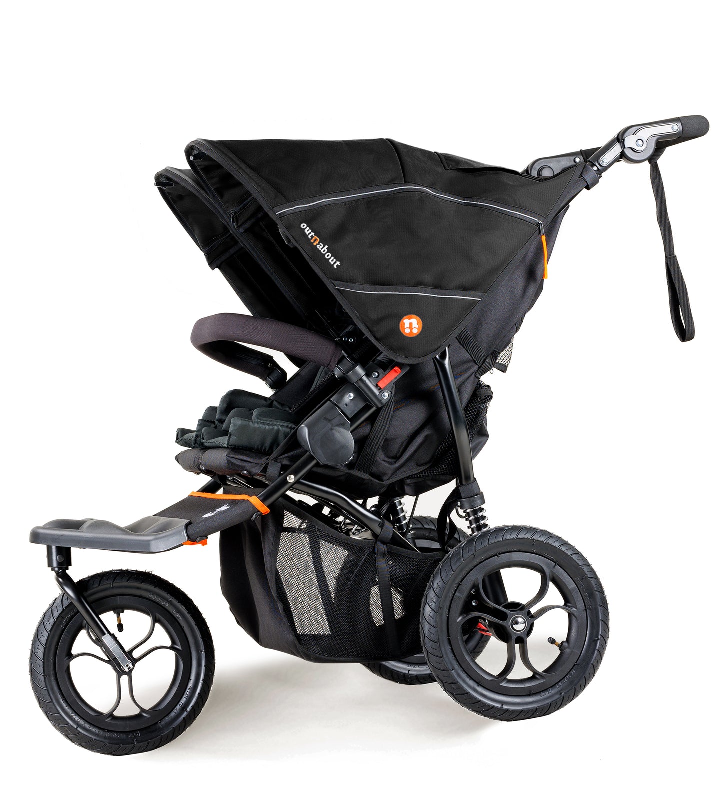 Out N About double nipper in summit black