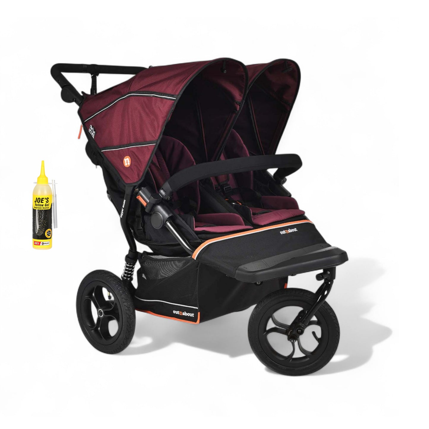 Out N About double nipper v6  in Bramble Berry red 