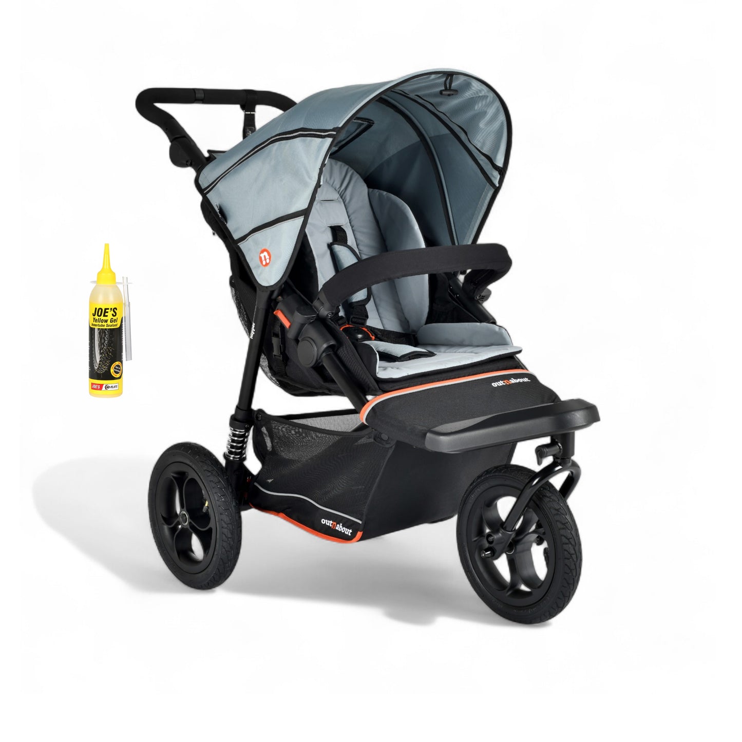 Out N About single V6 nipper in rocksalt grey 