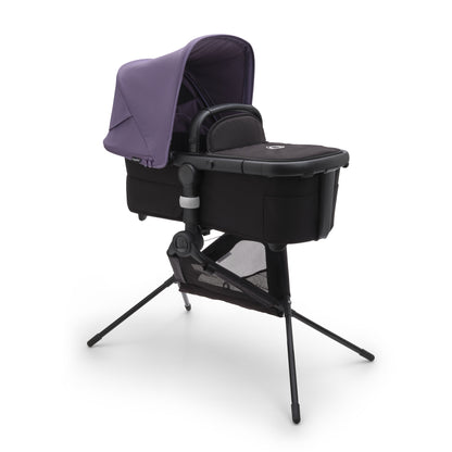Bugaboo Fox bassinet stand in black.