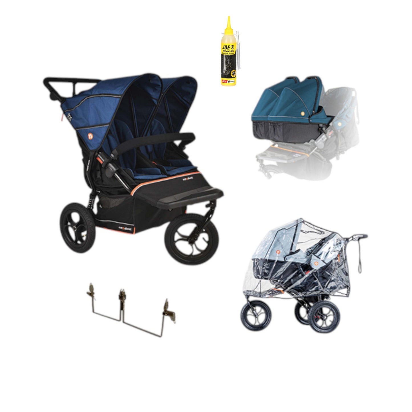 Out n About Nipper V6 Twin Bundle in Highland Blue