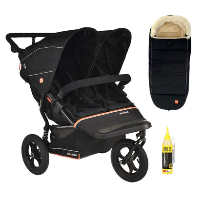 Out n About Nipper V6 Double Summit Black + Joes Yellow Gel Tyre Sealant