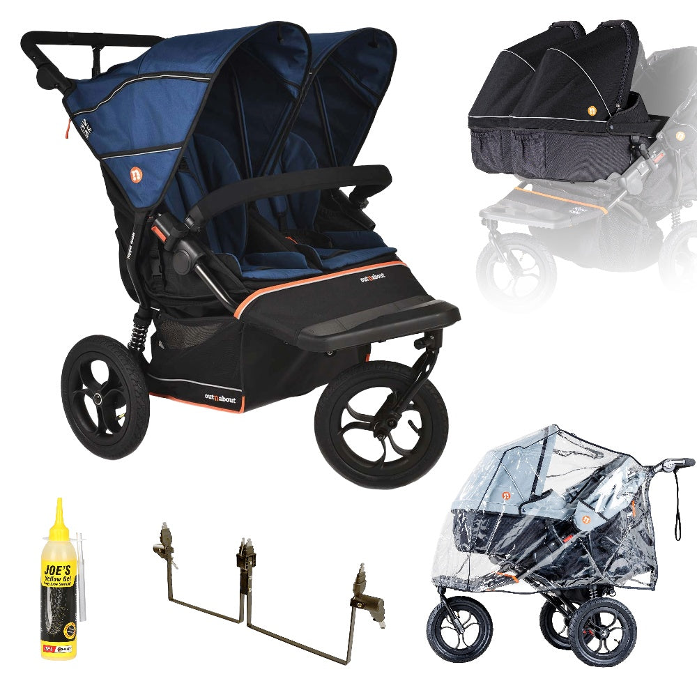 Out n About Nipper V6 Twin Bundle in Highland Blue