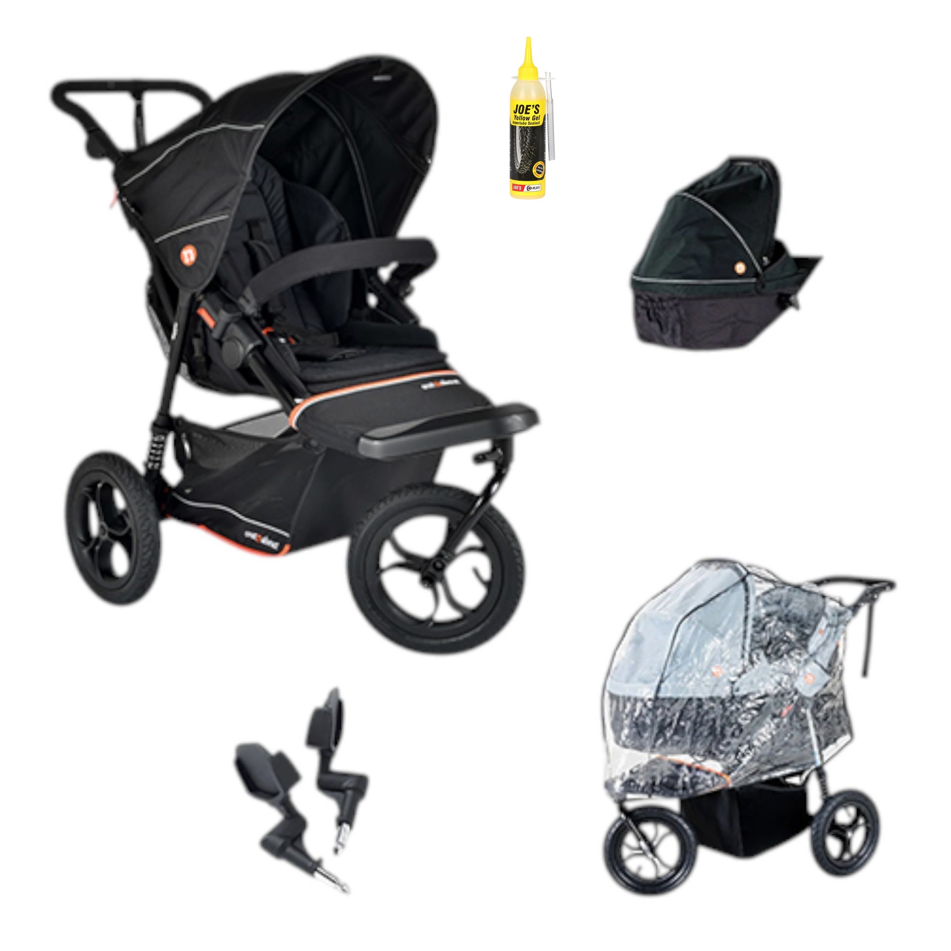 Out n About Nipper V6 Single Newborn Bundle in Summit Black