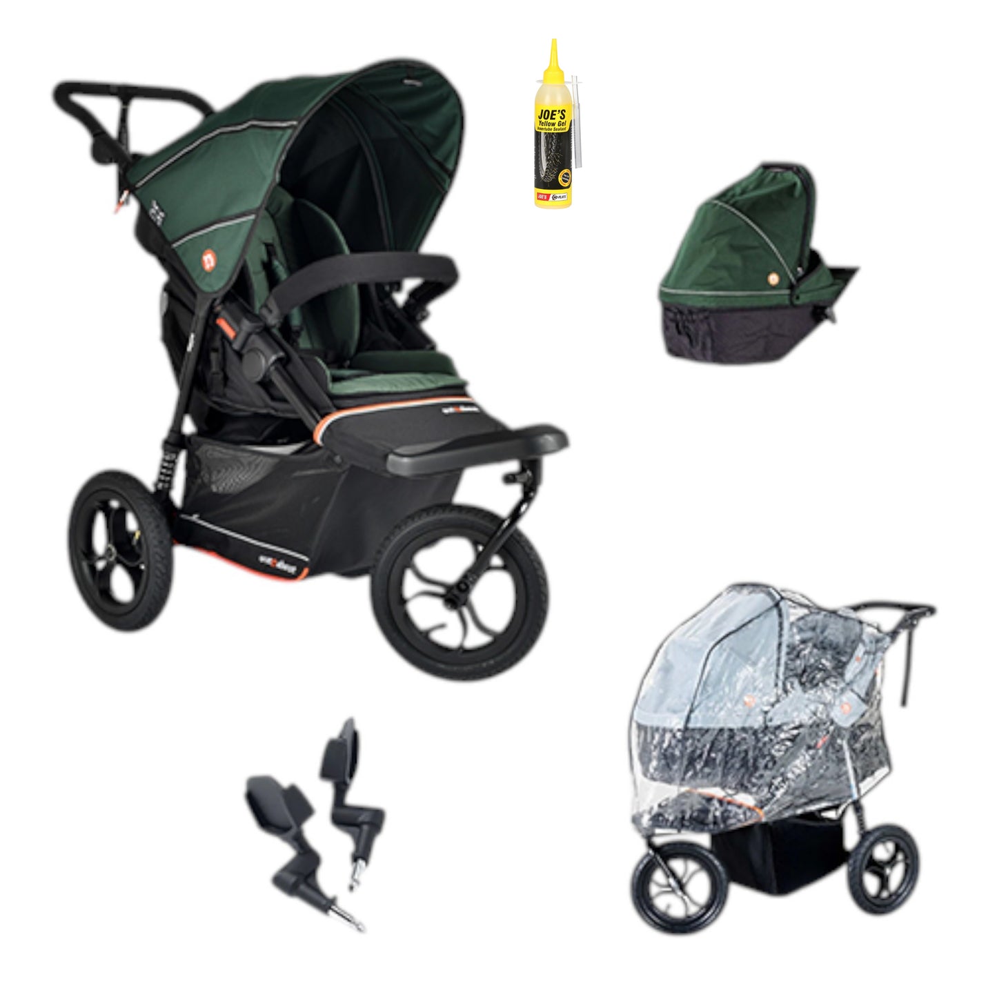 Out n About Nipper V6 Single Newborn Bundle in Sycamore Green