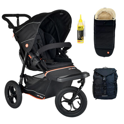 Out n About Nipper V6 Single Adventure Bundle in Summit Black
