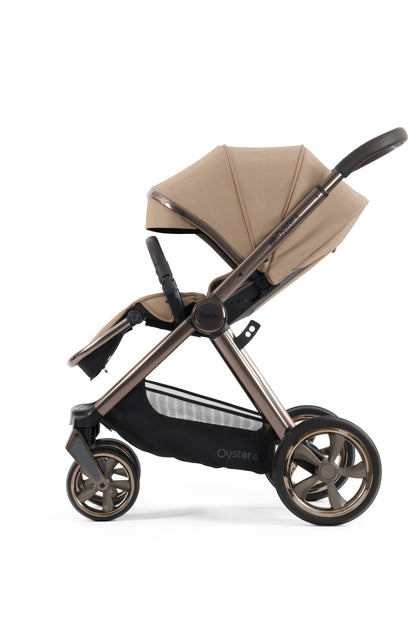 Oyster 4 Stroller in Fawn Beige colourway.
