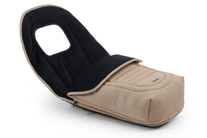 Oyster 4 Footmuff in Fawn beige colourway.