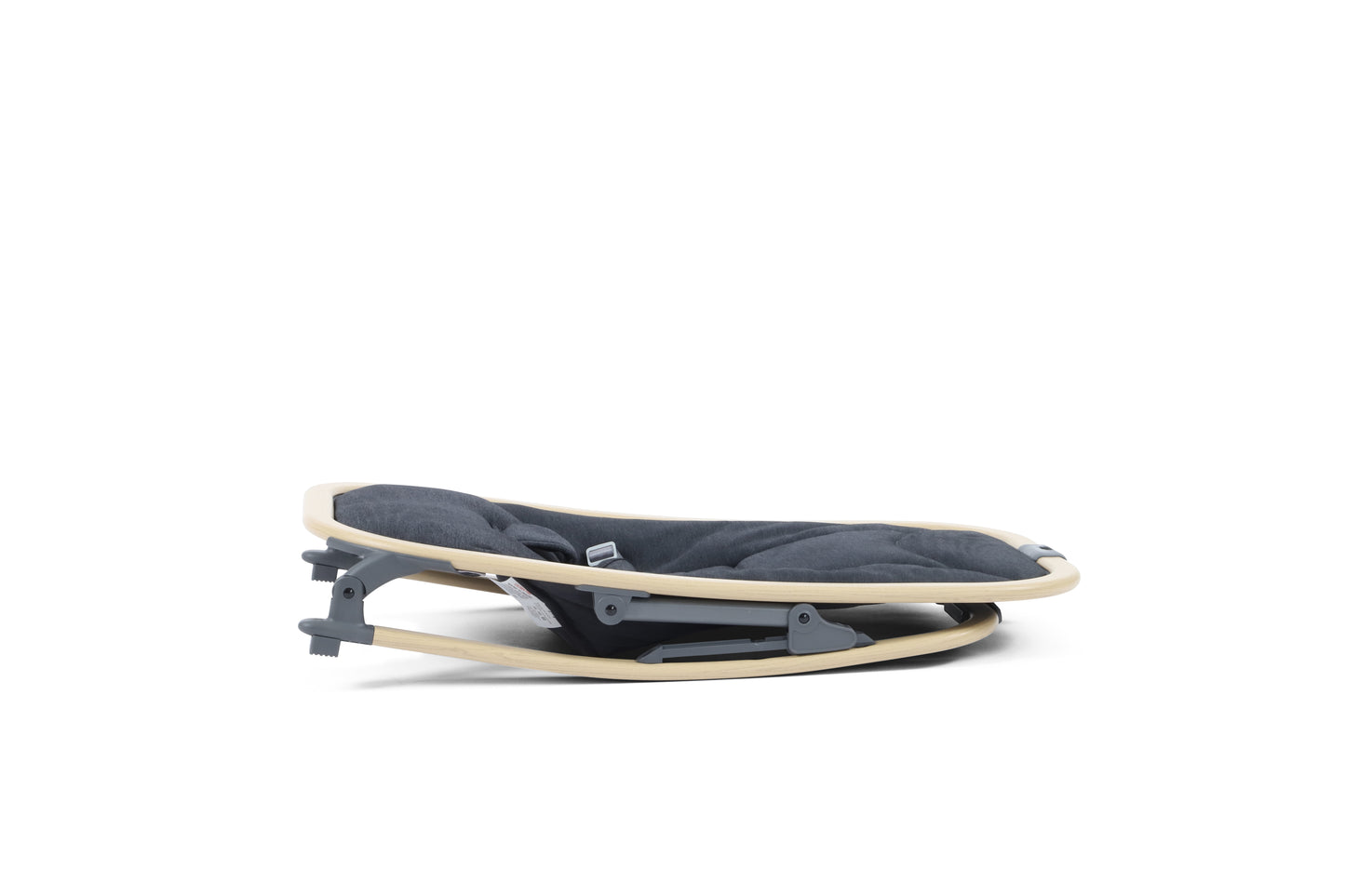 Oyster Rocker swing in carbonite providing comfortable environment for baby