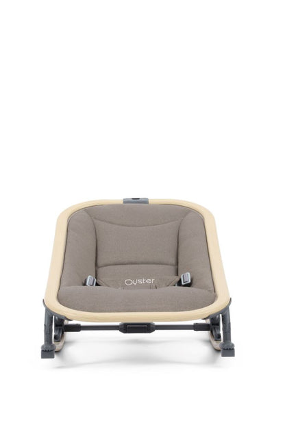 Oyster Rocker swing in mink providing comfortable environment for baby