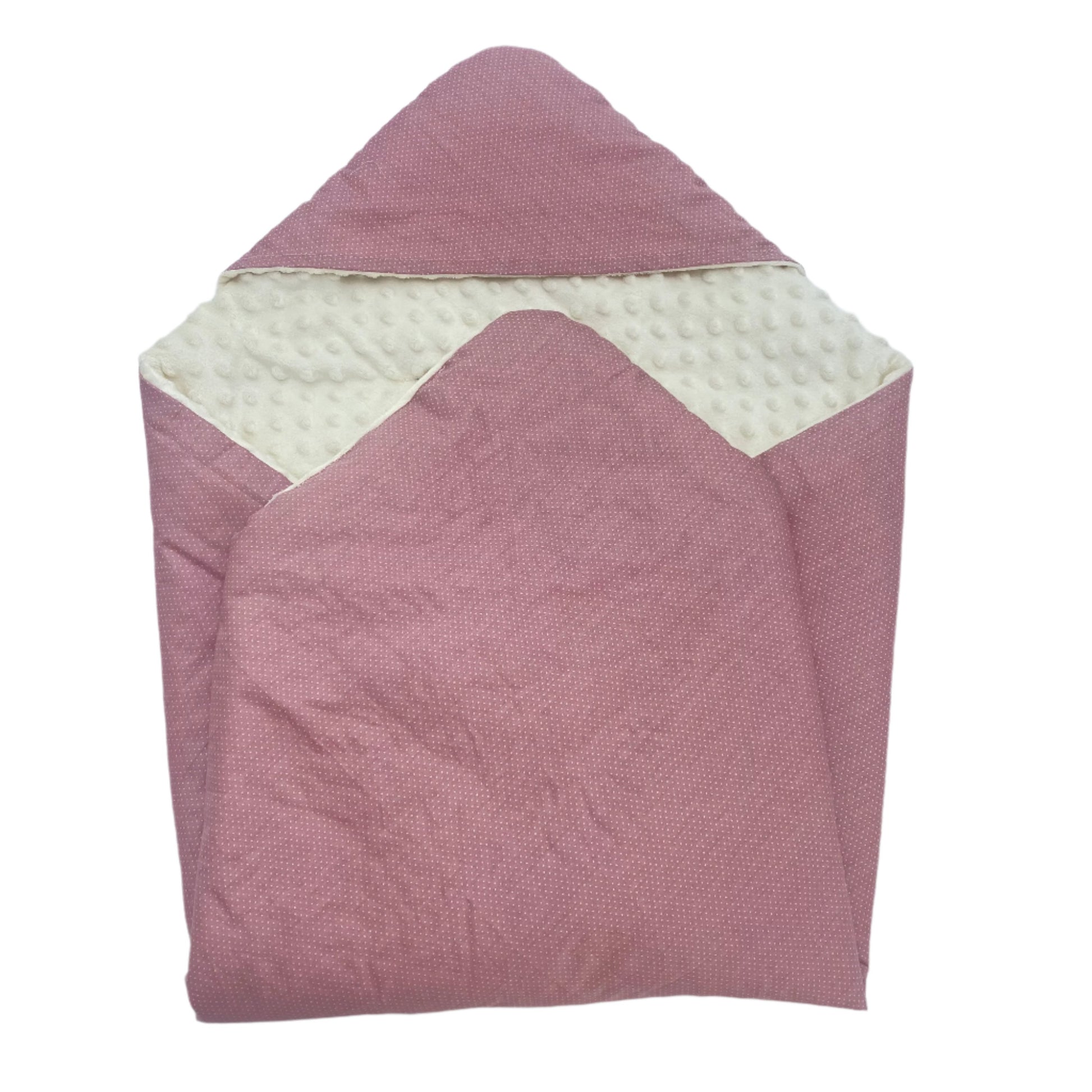 Little loves blanket in Pink with White Spots