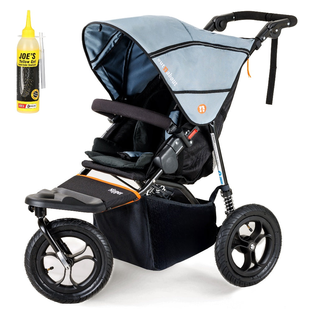 Out N About single nipper in rocksalt grey