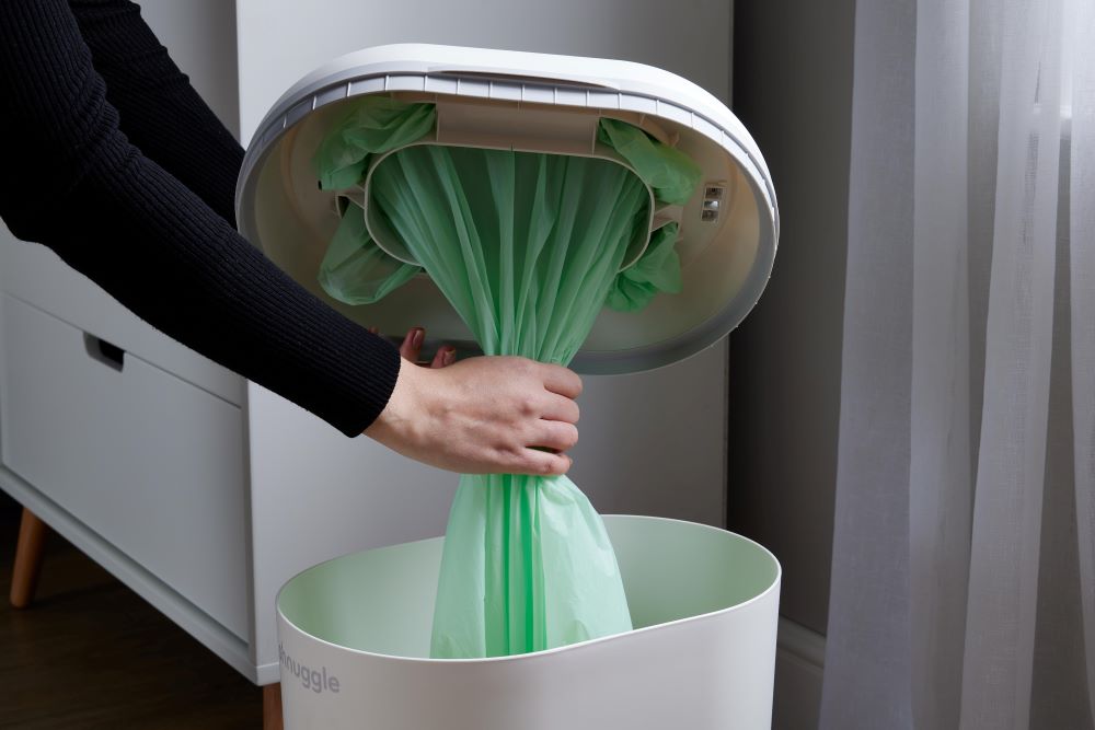 Shnuggle Better Bag Nappy Bin Liners In packaging