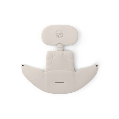 Cybex newborn inlay for sirona S & sirona Si car seat in amber brown colour.