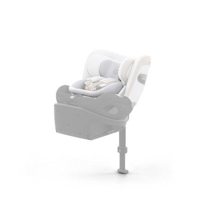 Cybex newborn inlay for sirona S & sirona Si car seat in off white colour.