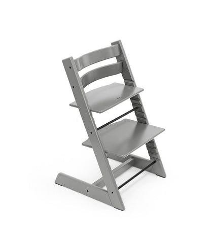 Tripp Trapp wooden high chair Frame in storm grey colourway.
