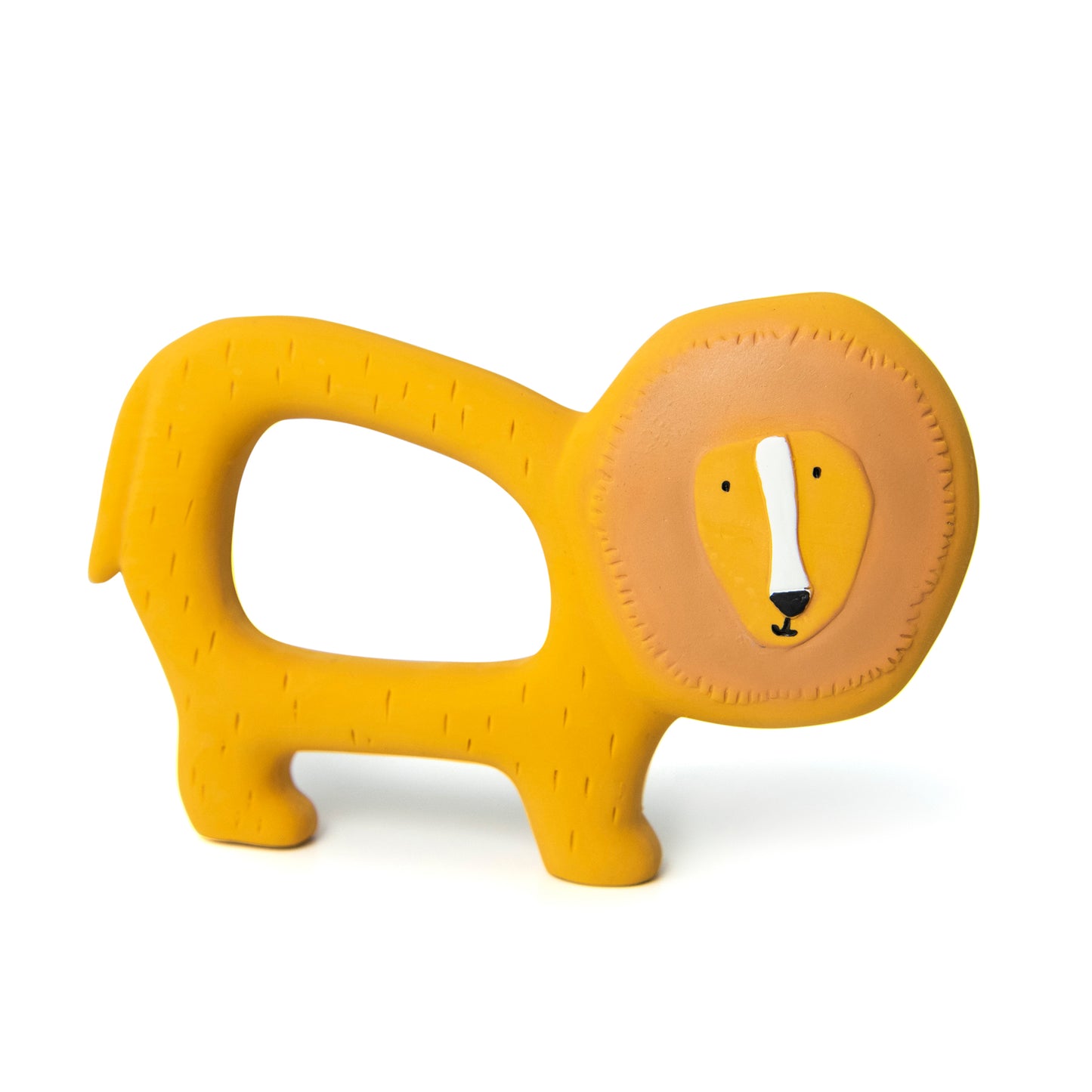 A mould free toy, ideal for bath and teething, with a rubber finish for easy gripping and safe play.