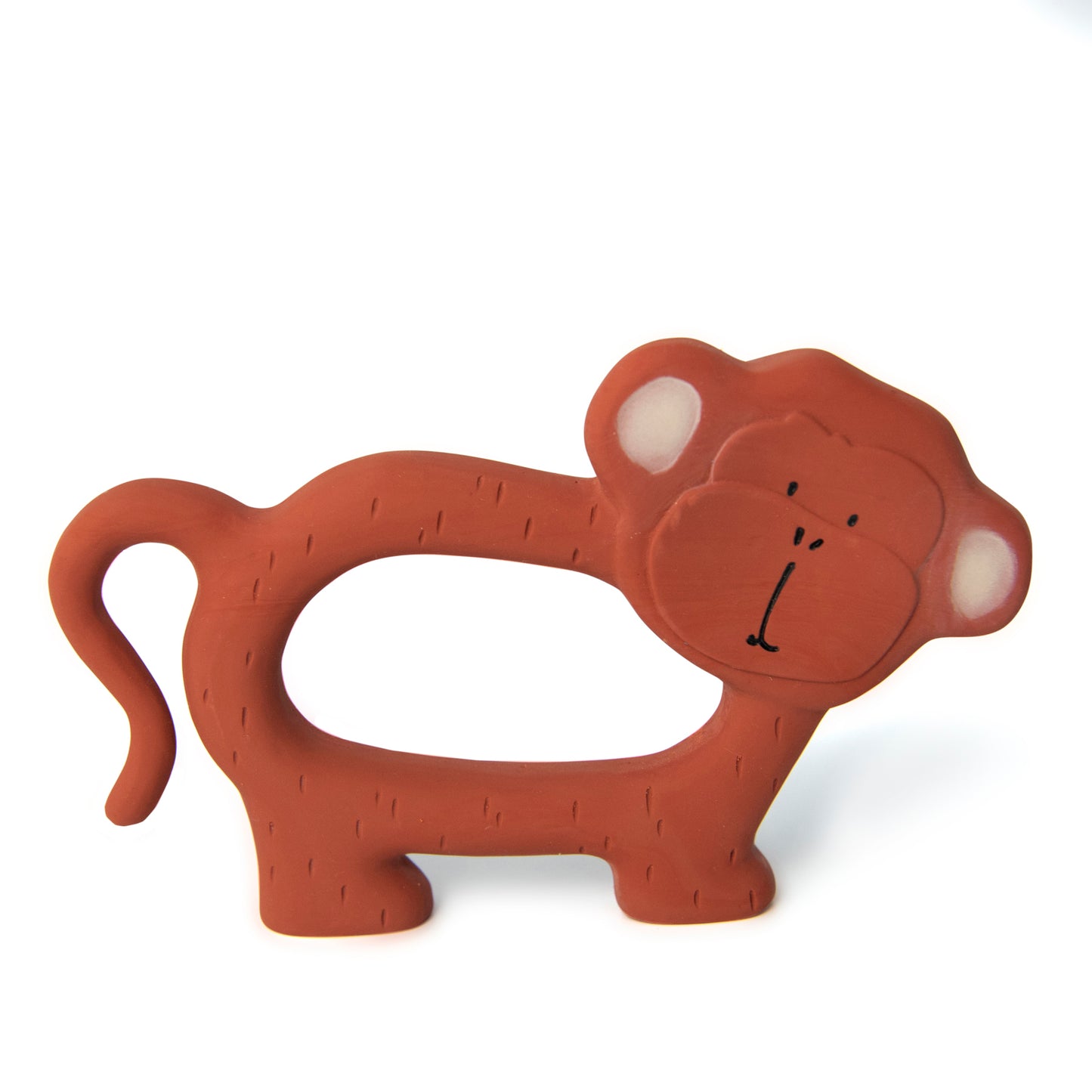 A mould free toy, ideal for bath and teething, with a rubber finish for easy gripping and safe play.