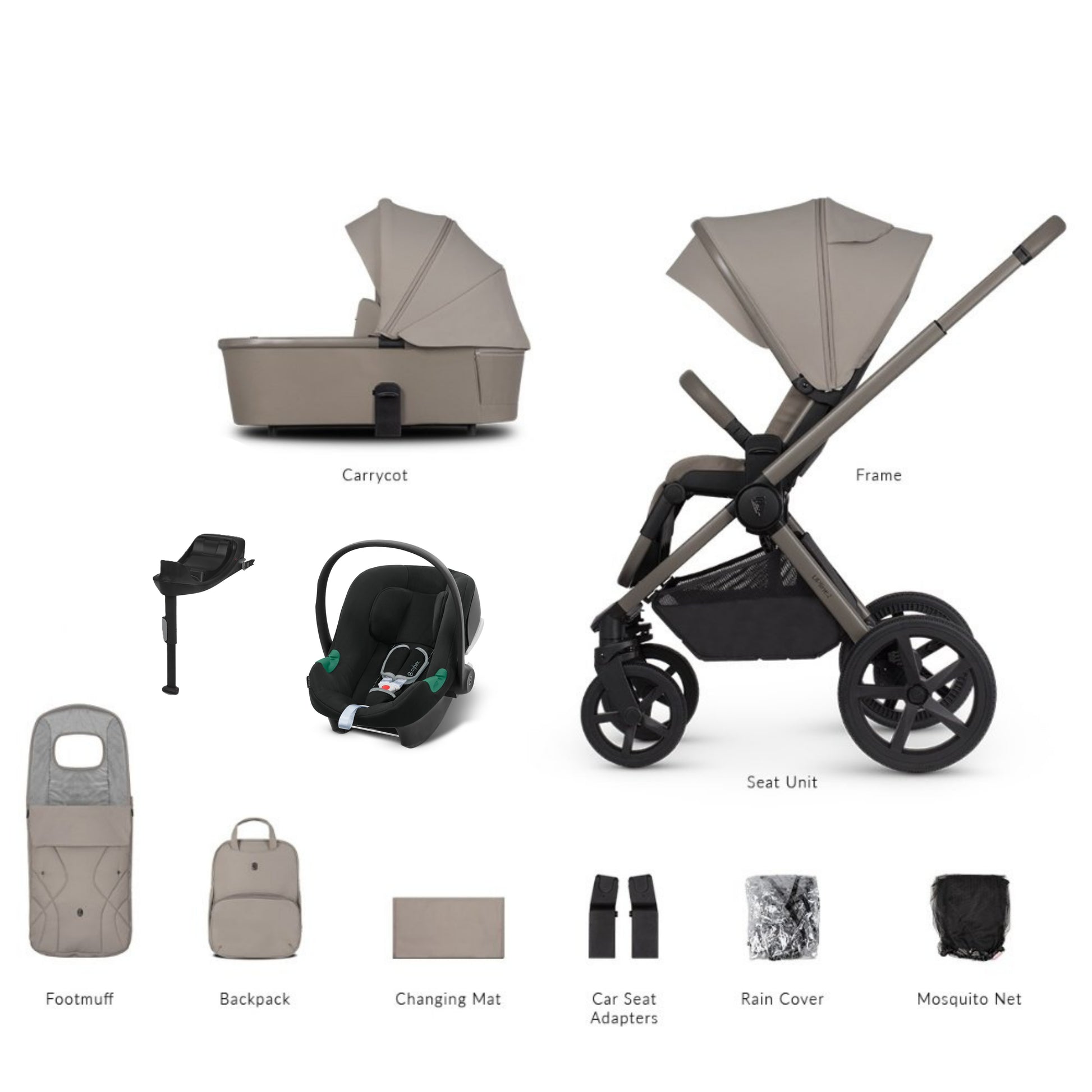 Upline taupe aton b2 bundle
