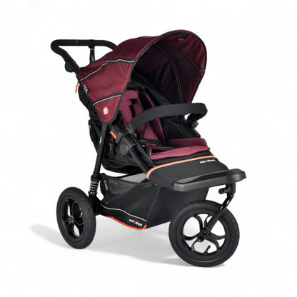 Out n About Nipper V6 Single Adventure Bundle in Bramble Berry Red