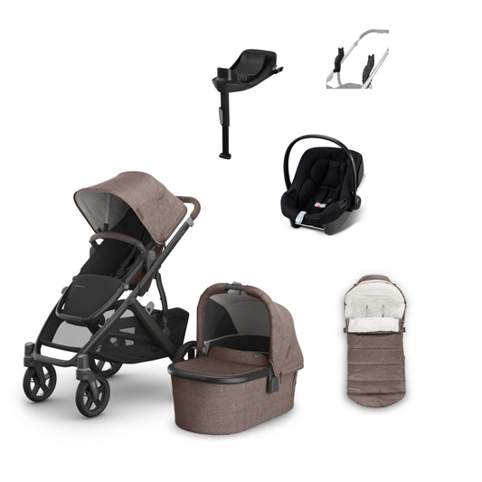 UPPAbaby Vista v3 owen aton b2 bundle with footmuff 