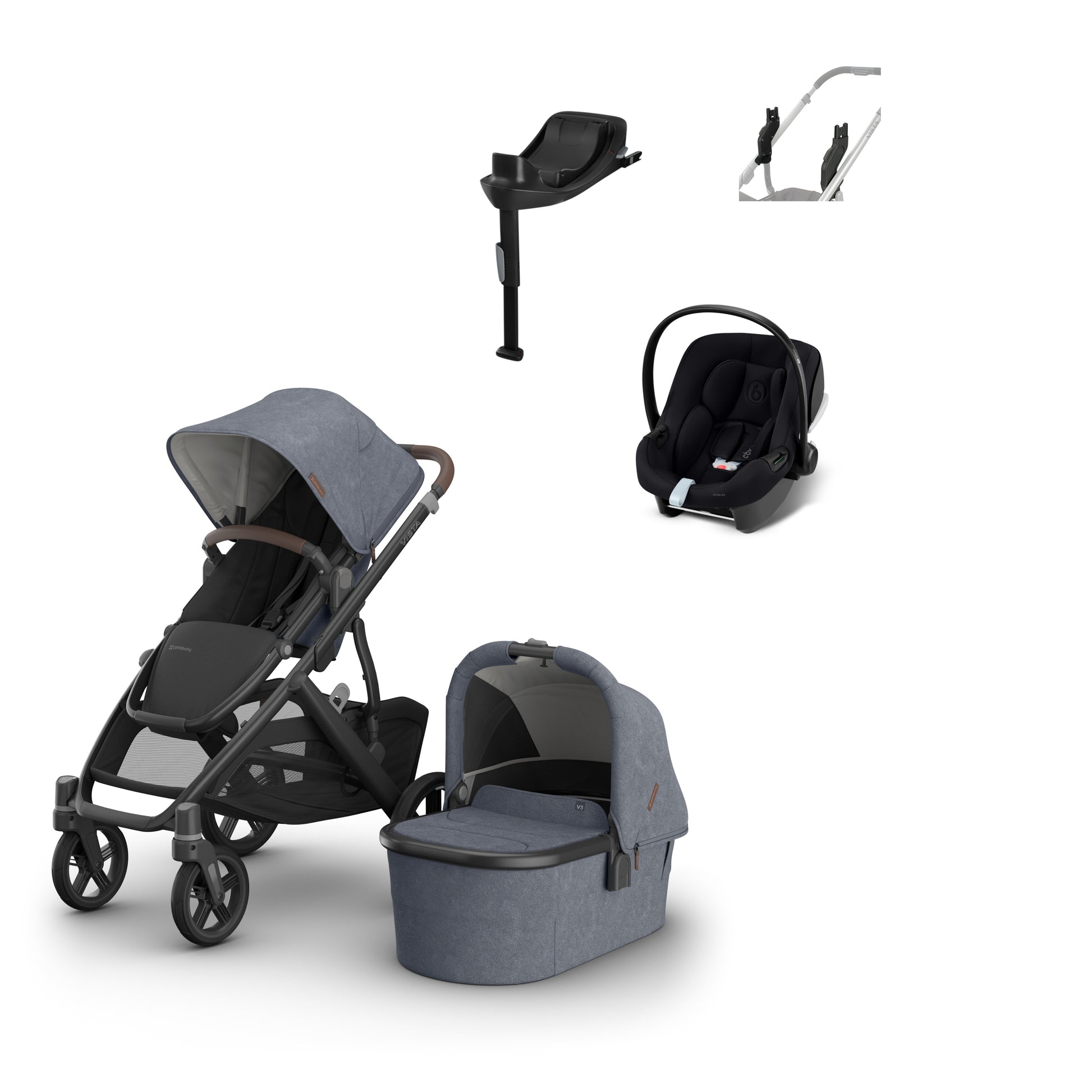 UPPAbaby Vista v3 Julian  aton b2 bundle 
