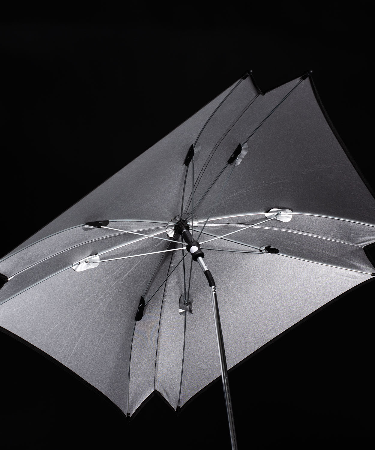 Black parasol for venicci pram.