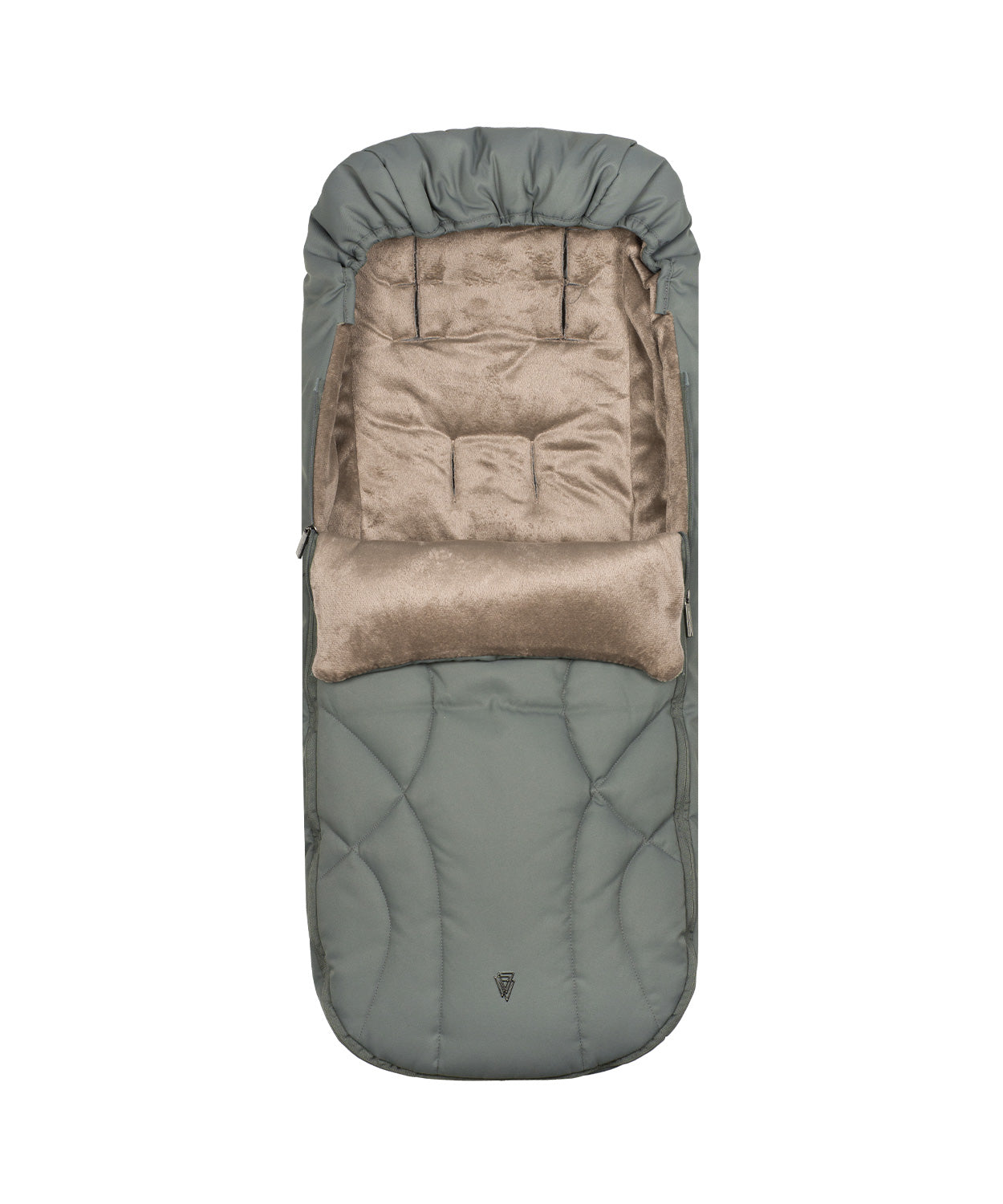Venicci Upline 3 in aloe colourway complete with accessories and atonb2 car seat and base.