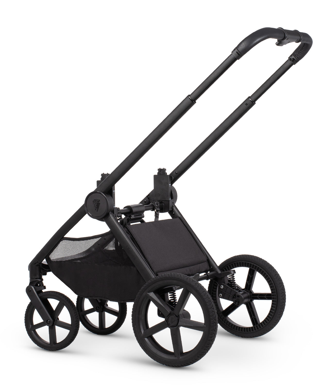 Venicci upline 3 pram bundle with accessories in onyx black colourway.