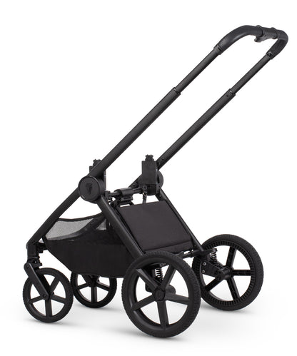 Venicci upline 3 pram bundle with accessories in onyx black colourway.
