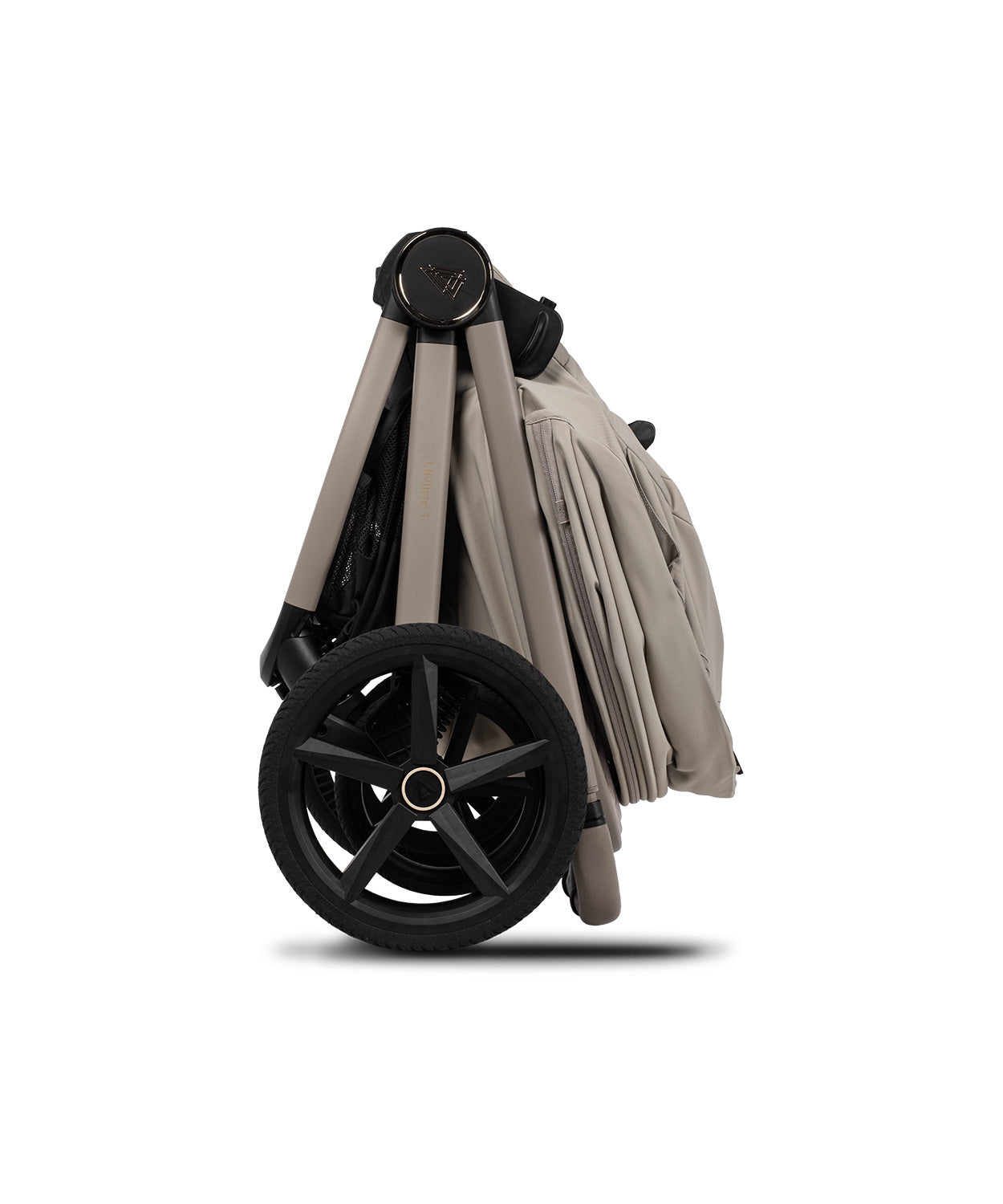 Venicci upline 3 bundle with accessories, carrycot stand and car seat in pebble clourway.