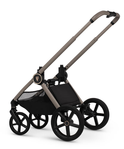 Venicci upline 3 pram bundle with accessories in pebble colourway.