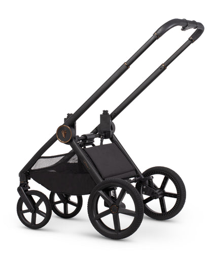 Venicci upline 3 pram bundle with accessories in truffle grey colourway.