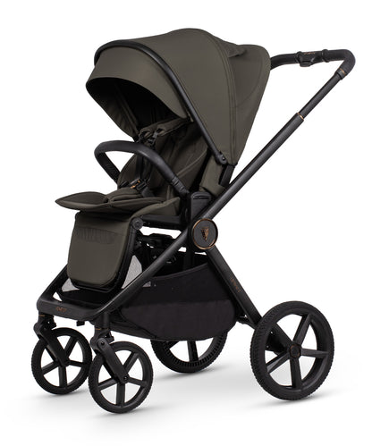 Venicci Upline 3 in truffle colourway complete with accessories and cloud t car seat and base.