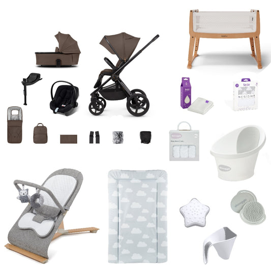Venicci Upline Stone Beige with multiple accessories
