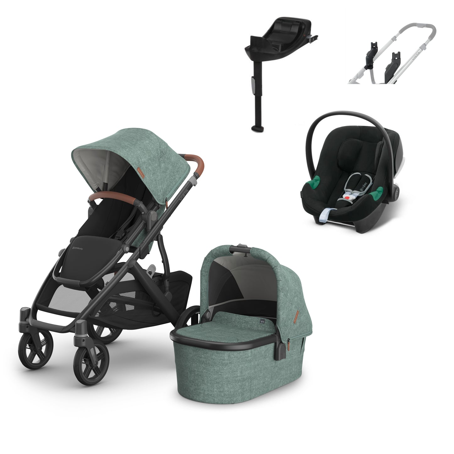 UPPAbaby Vista v3 Gwen aton b2 bundle 