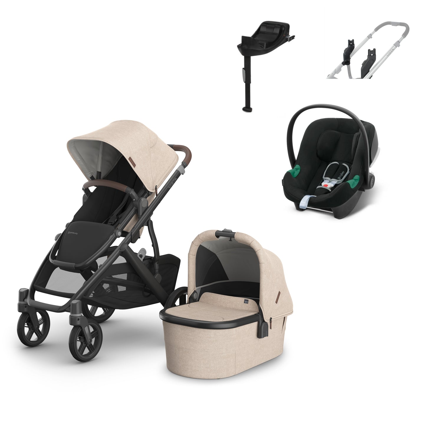 UPPAbaby Vista V3 Liam Aton B2 Travel System