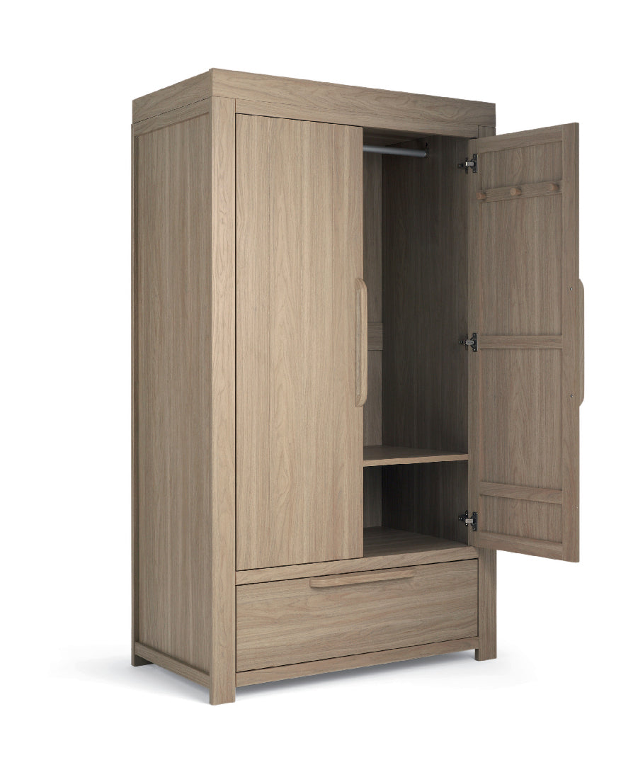 Mamas & Papas Franklin Wardrobe in Natural Oak