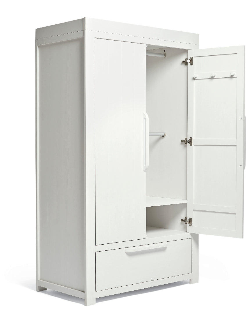 Mamas & Papas Franklin Wardrobe in Whitewash